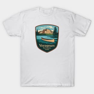 Voyageurs National Park Minnesota Vintage Sign T-Shirt